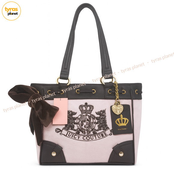 Juicy Couture Handbags - New Juicy Couture Classic Scottie Dogs Daydreamer Viral Tote Shoulder Bag Pink